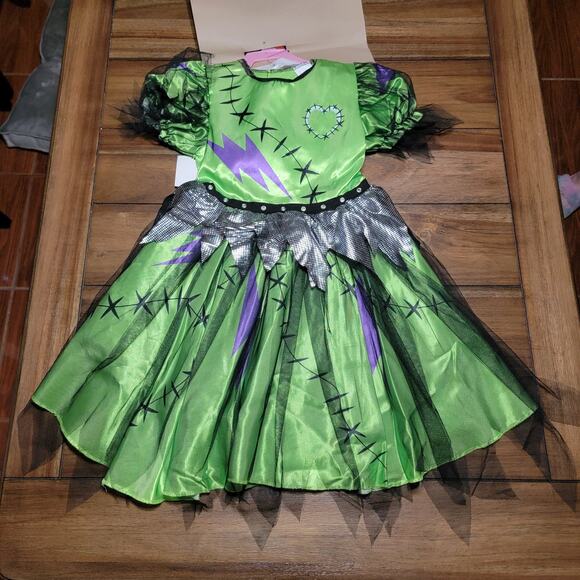 "Frankie's Girl" Girl's Halloween 4 Pc Costume Set - Size Medium (7-8) NEW - Picture 4 of 7